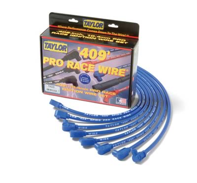 Taylor Blue 409 Pro Race Spark Plug Wires 90-03 Mopar 5.2L, 5.9L